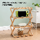  Home Storage Organizer Shelf Folding Wooden Rack Foldable Rack Stands
