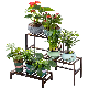  Holder Pot Display Shelf Freestanding Rack Bamboo 3-Tier Ladder Flower Plant Stand