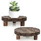  Wooden Stool Display Stand Plant Display Stand Home Flower Shelf Storage Rack