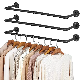  Clothing Garment Rack Display Clothes Metal Organizer Storage Shelf Clothing Store Heavy Duty Retail Racks Double Rods Multi-Functional Commercial Freestanding