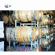  Classical Wood Oak Whole Dual Barrel Wine Display Rack