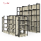  Supermarket Metal Steel Shelf Wooden Steel Display Rack Stand for Sale