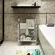 Bathroom with Floor Towel Rack