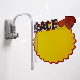 Custom Promotion Advertising Poster Magnetic Banner Display Stands with Clip