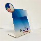  Advertising Terminal Payment Table Kiosk Table Top Label Sign Board Holder with Base