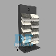  Manufacturer Metal Wing Book Type Wooden Flooring Sample Parquet Ceramic Tile Display Stand Rack for Showroom System