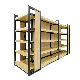  Wood + Steel Grocery Shelf Supermarket Store Display Multi Storage Rack