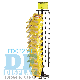  Chip Snack Clip Rack Display Wide Counter Stand Racks for Retail Potato Chip Display Rack Floor Standing Metal Wire Chip Snack Rack Clip Display
