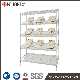  Exhibtion Office Grocery Used 5 Tiers Slanted Chrome Steel Wire Display Rack