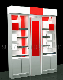 Popular Melamine White and Red Performace Display Rack (SZ-WDR025)