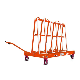  Glass a-Frame Double-Sided Display Slab Rack for Transport