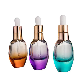  1oz 2oz 4oz 15ml 30ml 60ml 120ml 1 2 4 Oz Amber Cosmetics Empty Essential Oil Face Serum Glass Dropper Bottles with Dropper