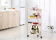  4-Tier Multipurpose Plastic Shelf Display and Storage Rack