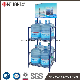  New Product 600X600xh1200mm Dark Blue Epoxy Coated Water Bottle Metal Display Wire Rack