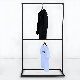  Contemporary Hall Tree Hang Garment Lever Hall Black Clothing Metal Display Stand