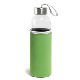  550ml Glass Water Bottle with Protect Cover, High Borosilicate Bottle, Sports Glass Bottle, Juice Glass Bottle