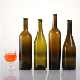  Dark Green Glass Bottle, 750ml Clear Red Wine Bottle