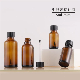  5ml 10ml 20ml 30ml 50ml Amber Nail Polish Bottle Glue Glass Bottle with Brush