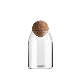  800ml Round Ball Cork Stopper Lead-Free Glass Jar, Tea Sealed Jar, Bar Storage