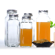 250ml 350ml Glass Milk Water Transparent 500ml Beverage Clear Square Shape Juice Bottle manufacturer