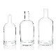 Wholesale 500ml 1 Liter Flint Glass Bottle Glass Vodka Bottle for Liquor manufacturer