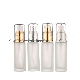 Cosmetic Bottle with Silver and Gold Caps for Face Care manufacturer