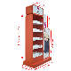  Customized 5 Tiers Floor Standing Metal Cosmetic Nail Polish Display Stand