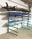 Wall Mounted Aluminium portable Canoe Storage Display Rack Paddle Rack
