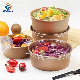  Disposable Custom Made Kraft Paper Salad Bowl