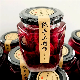  250ml Glass Jar Hexagonal Shape Glass Bottle Jarsdecorating 8 Oz Glass Jars with Lid Clear Transparent Glass Candle Jar Glass Cookie Jar Ball Canning