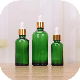  Essential Oil Packing 50ml Green Glass Dropper Bottle with Pipette