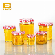  Unique Exclusive Honey Glass Jar Salad Dressing Container Target Quart Mason Jars Full Set Glass Jar Printed Cap Lid Cereal Storage Containers Glass Jar
