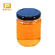  Empty Good Quality Glass Jar Storage Spice Honey Sugar Bell Glass Jars with Metal Gold Silver Black Lid for Honey Diamond Glass Storage Bottle Jars