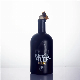  Cork Top Black Color Whiskey Vodka Gin Glass Bottles