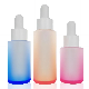 1oz Empty Essential Oil Packaging 30ml Round Thick Cosmetic Face Serum Glass Dropper Bottle manufacturer