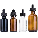  Hot Sale 1oz 5ml 10ml 15ml 20ml 30ml 50ml 100ml Matte Black Frosted Essential Oil Glass Dropper Bottle with Pipette