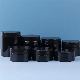  50ml 80ml 100ml 150ml 200ml Pet Plastic Black Jar for Cream Body Lotion