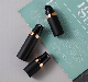  Factory Custom 30ml 50ml 100ml Cosmetic Plastic Matt Black Gold Color Container Airless Glass Pump Bottle for Man