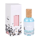  Empty Wooden Lids 50ml Round Clear Spray Glass Perfume Bottle with Gift Package