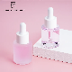  High-Quality Luxury 20ml Flat Shoulder Glass Dropper Bottle for Serum Essential Oil Packaging Popular