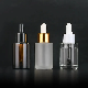  Lowest Price 30ml 50ml 100ml Silica Gel Aluminum Round Oil Dropper Amber Glass Bottle Essential Oil Glass Bottles