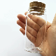  50ml 100ml 150ml 200ml 250ml Small Glass Storage Container with Wood Cork Lid
