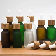 10ml Frosting Empty Serum Message Oil Glass Bottle with Bamboo Dropper
