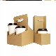  2/4/6 Cup Holder Bubble Tea Portable Take Away Box Foldable Corrugated Reusable Cardboard Coffee Cup Paper Holder Tray