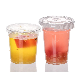 Hot Sale Cold Drinking Clear Milk Tea Cold Drink Pet Plastic Cups manufacturer