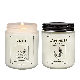  Low Price Empty Sandblasted Cylindrical Decorative Glass Jar Scented Soy Candle Jars