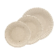  10inch High Quality Disposable Tray Biodegradable Sugarcane Pulp Round Plates Eco Friendly Microwavable Dish for Restaurant