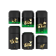  Custom Service Child Resistant 5g 50g 70g 110g Empty Cosmetic Round Glass Jars with Child Proof Green Glass Jars
