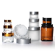 Free Sample 50g Green Glass Cosmetic Cream Jars for Cosmetic Packaging