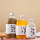  Custom Clear Commercial Empty Glass Cold Press Coffee Beverage Juicy Fruit Juice Bottle